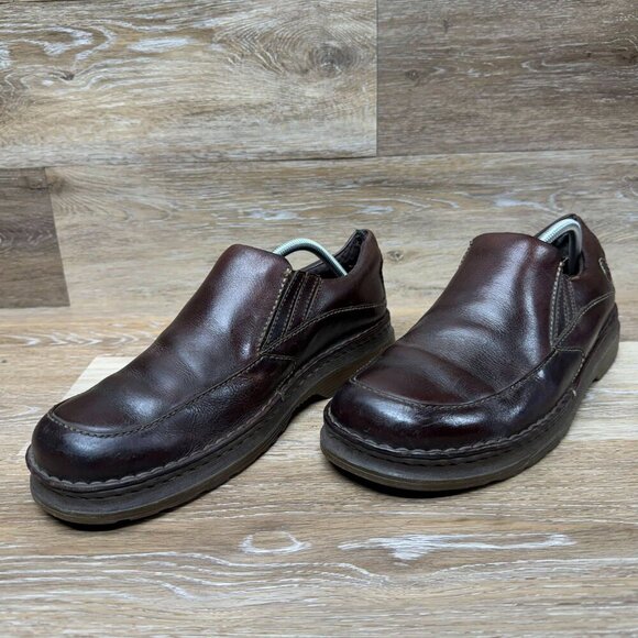 Dr. Martens Neil Brown Leather Casual Slip On Loafers Men's Size 11M - Picture 1 of 7